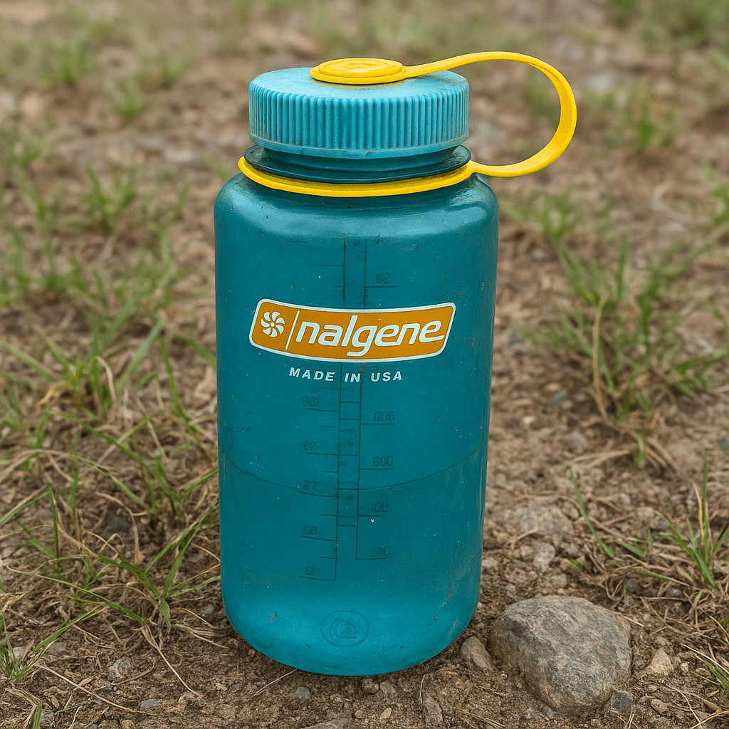 photo of nalgene being used on a hike