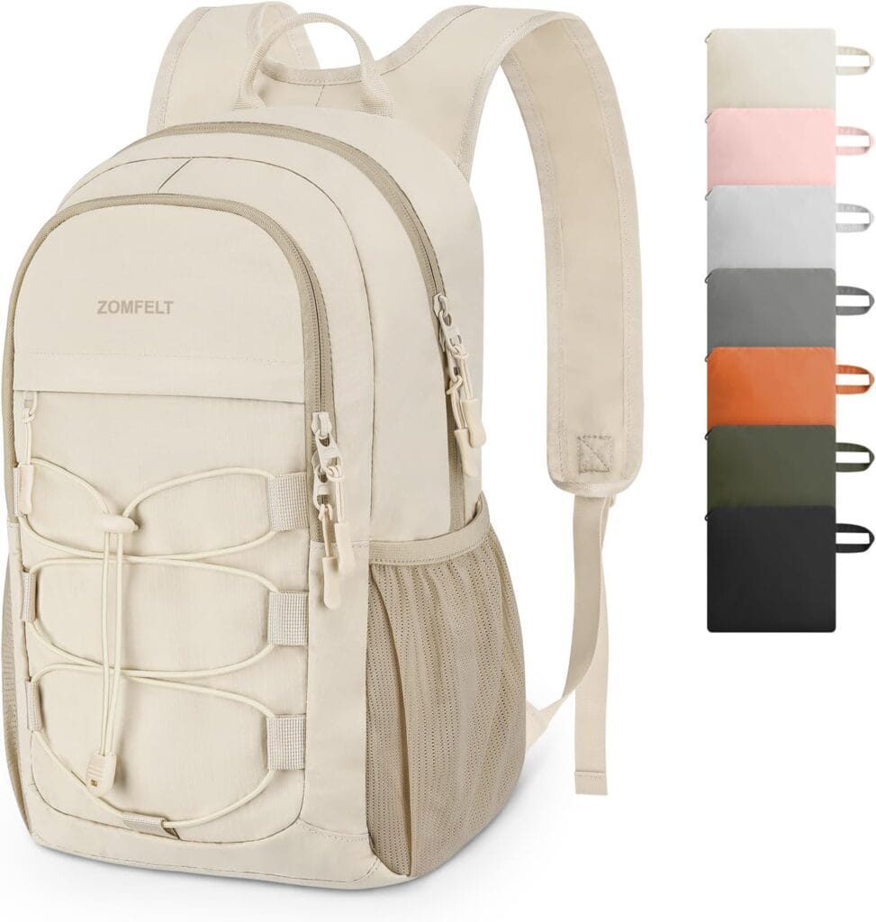 Hiking Backpack for Women Men, ZOMFELT, 15L Lightweight Packable Backpack for Trip