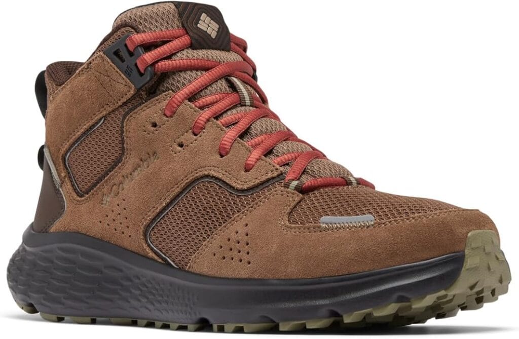 Columbia Mens Benson Mid Hiking Shoe, Dark Brown/Spice, 14 Wide